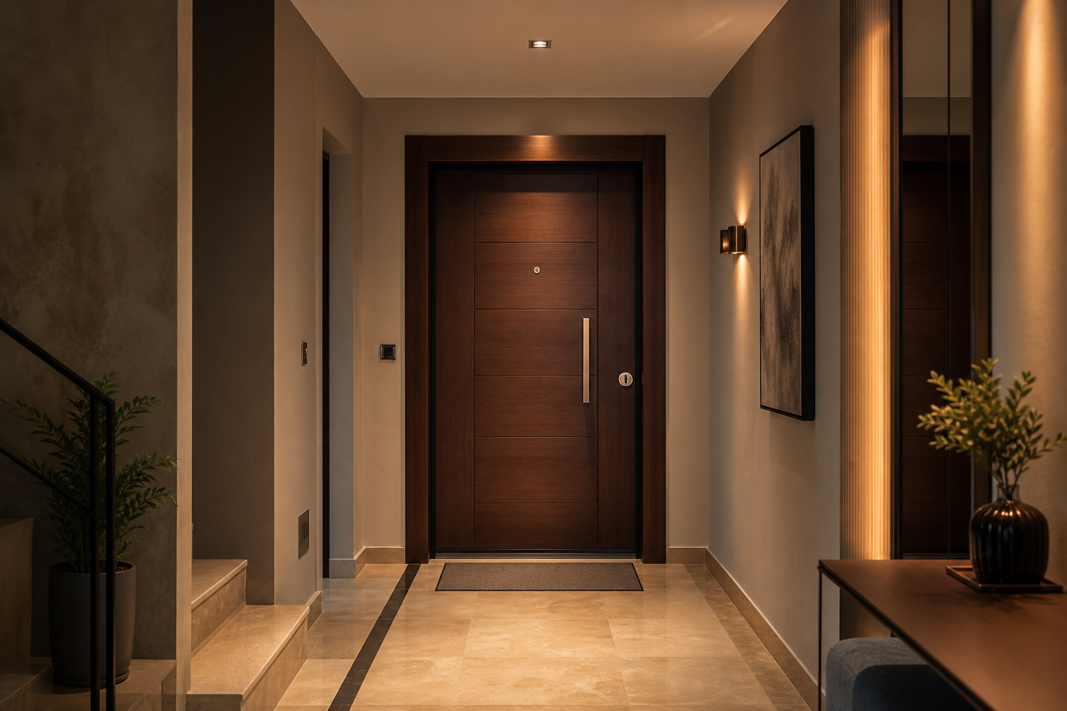 Güvenli apartman girişi ve İstanbul çilingir hizmet alanı